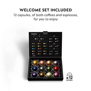 Nespresso Vertuo Next Coffee and Espresso Machine by De'Longhi, Compact, One Touch to Brew, Single-Serve Coffee Maker and Espresso Machine, Black Matte, ENV120BM