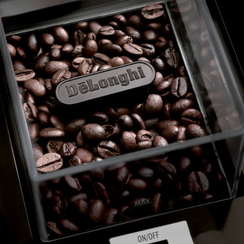De'Longhi Burr Coffee 4.2oz Grinder, Brushed Stainless Steel (KG89)